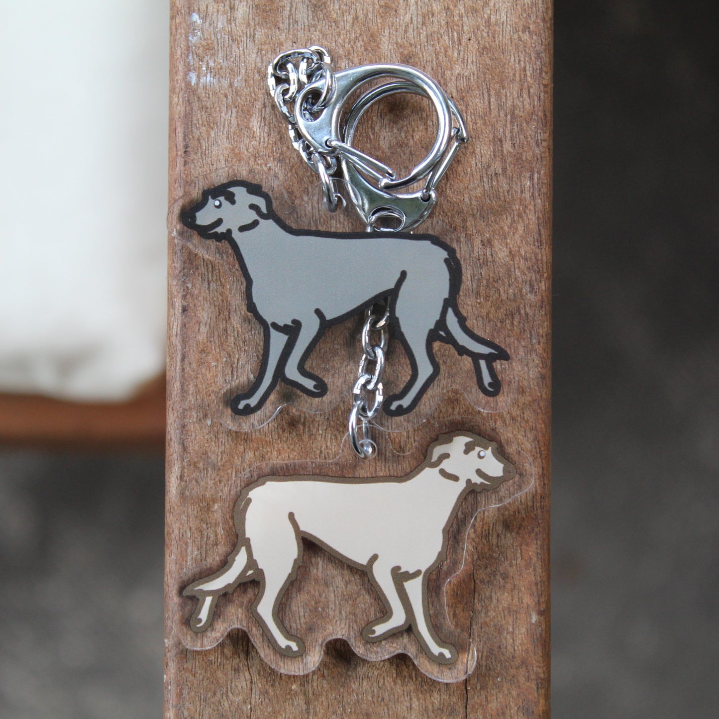 Irish Wolfhound Scottish Deerhound - 3" Waterproof Sticker or 2" Keychain Hound