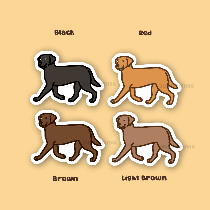 Labrador Retriever - 3" Waterproof Sticker or 2" Lab Keychain Sporting