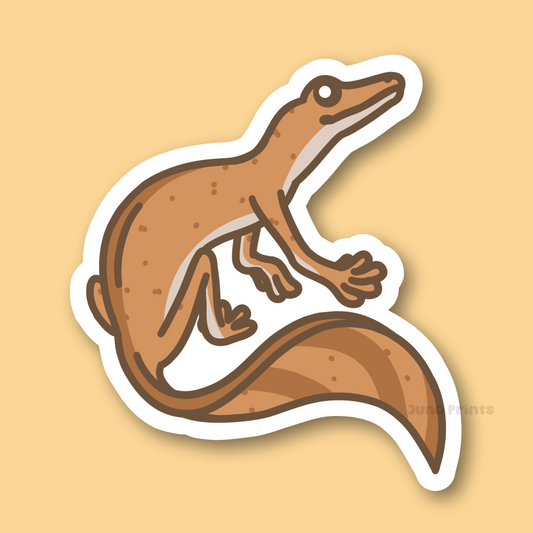 Leaf Tailed Gecko - 3" Satanic Leaf-Tailed Gecko Sticker