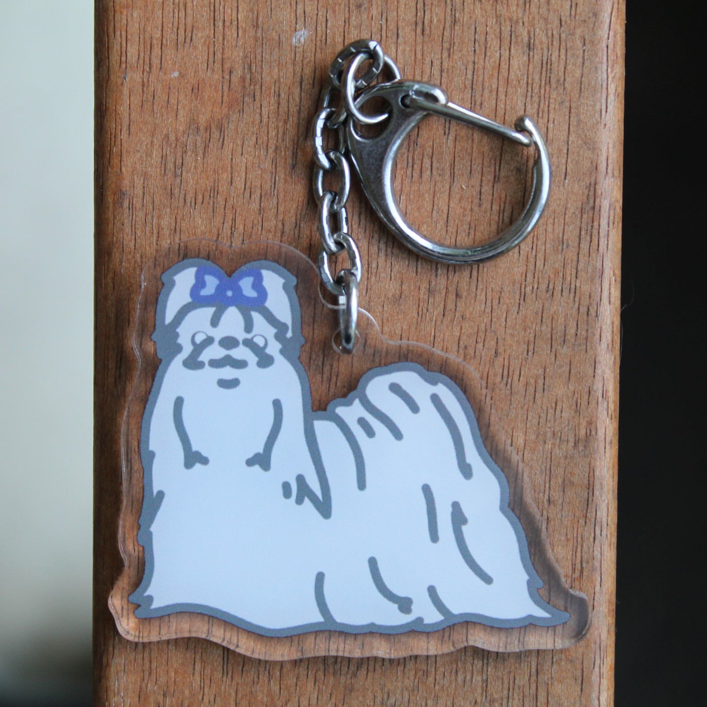 Maltese - 3" Dog Sticker or 2" Keychain Toy