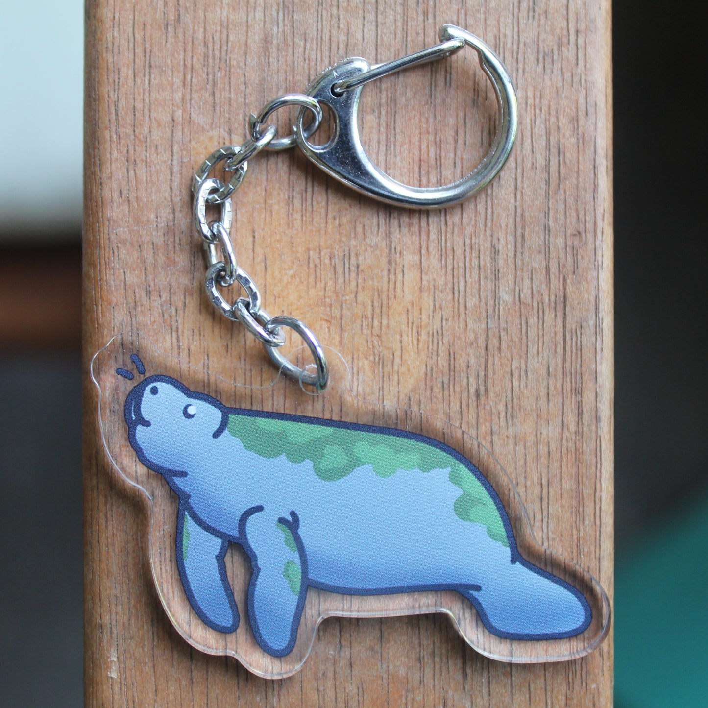 Manatee Sticker - 3" Indian Sea Cow Sticker or 2" Keychain
