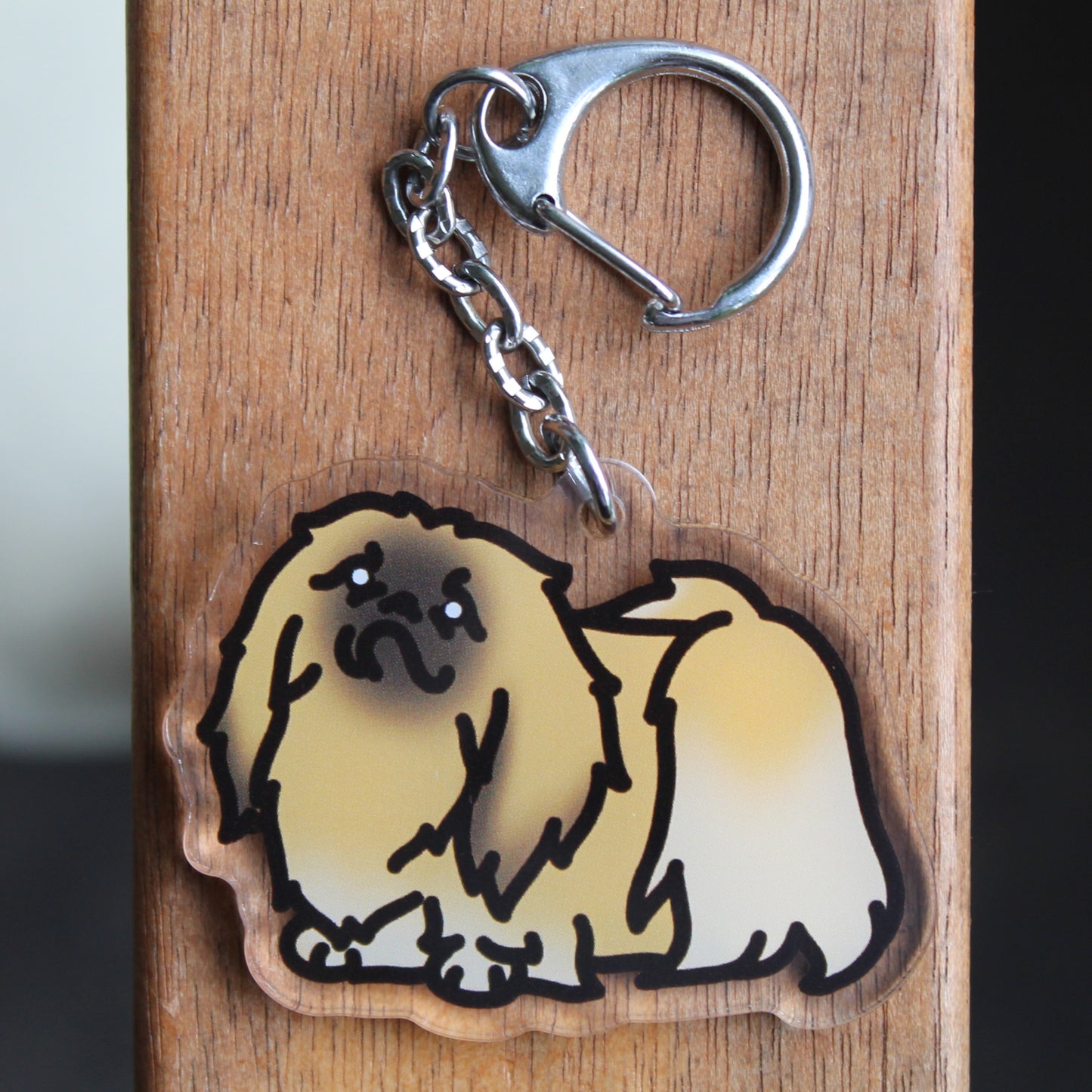 Pekingese - 3" Dog Sticker or 2" Keychain Toy