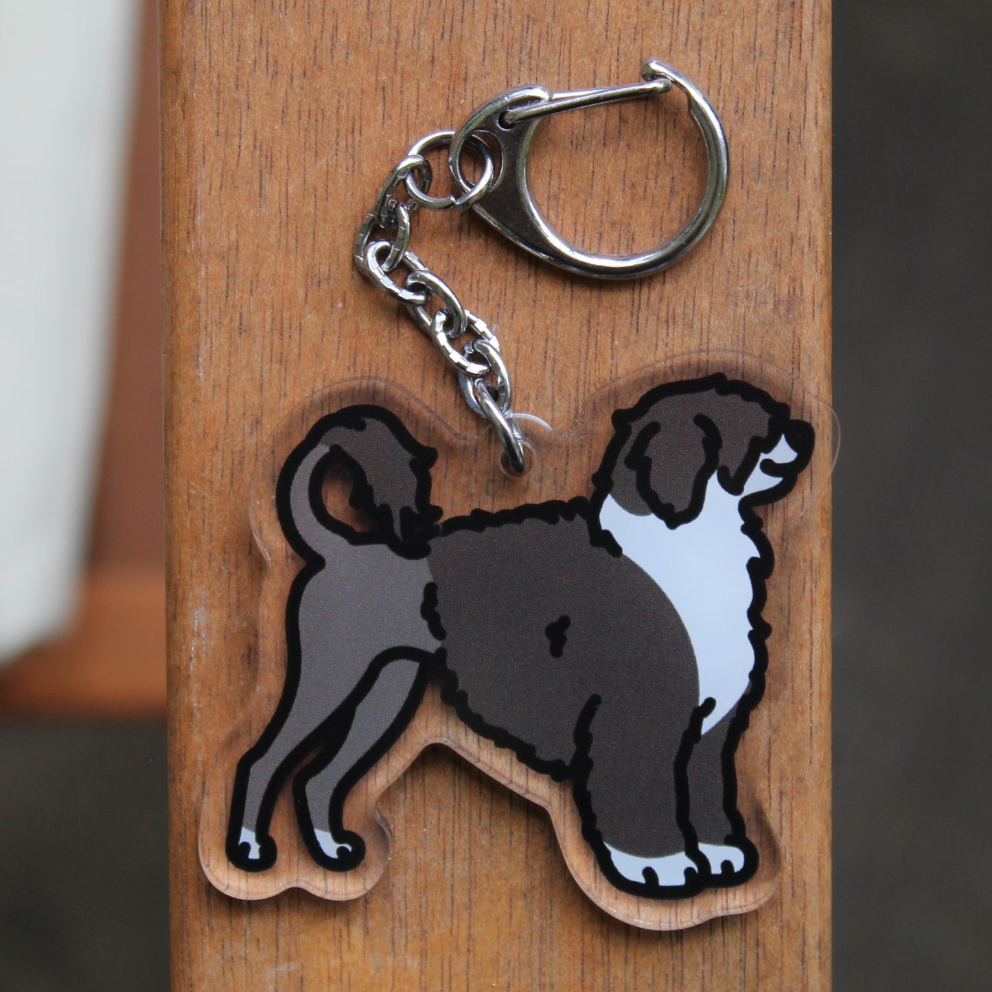 Portuguese Water Dog, PWD, Porty - 3" Waterproof Sticker Working