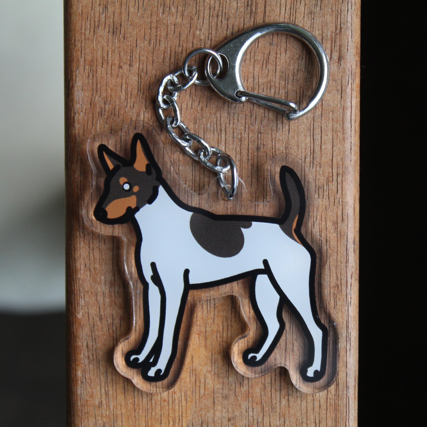 Rat Terrier - 3" Waterproof Sticker or 2" Keychain