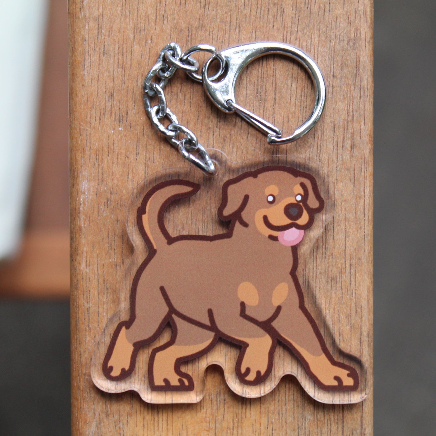 Rottweiler, Rotty, Rottie - 3" Dog Sticker or 2" Keychain Working
