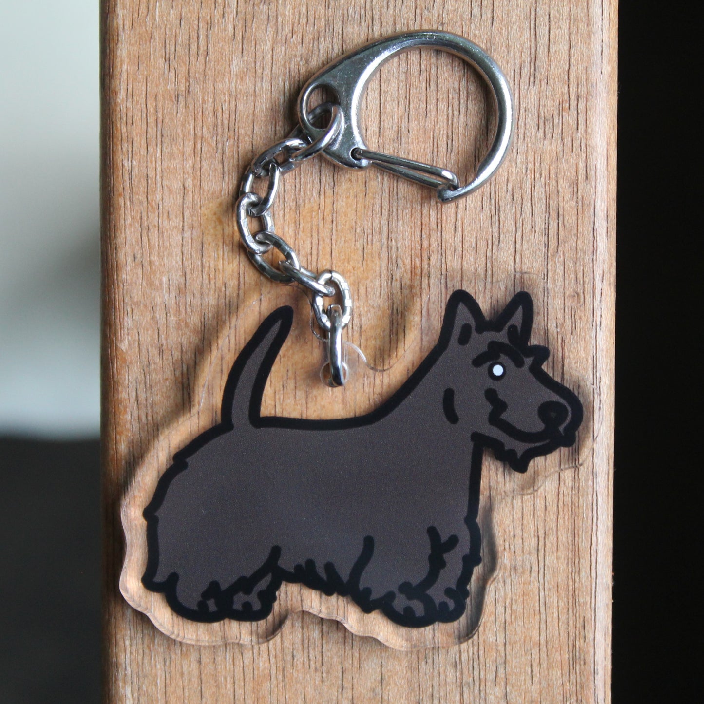 Scottish Terrier, Scotty - 3" Dog Sticker or 2" Keychain