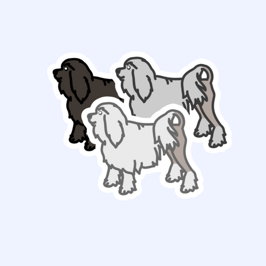 Löwchen Little Lion Dog Sticker - 3" Waterproof Sticker