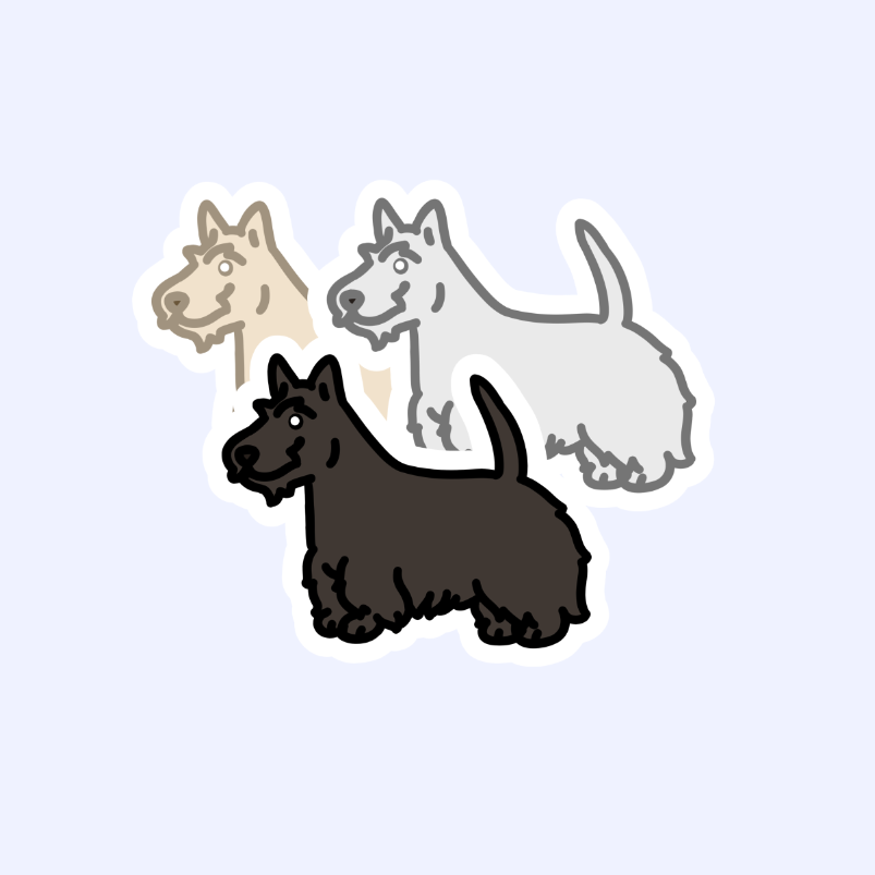 Scottish Terrier - 3" Waterproof Sticker
