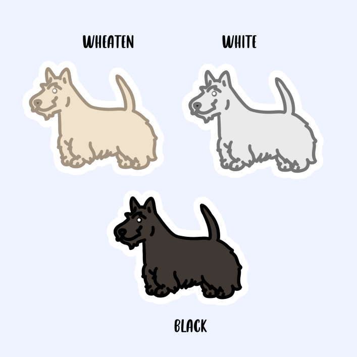 Scottish Terrier - 3" Waterproof Sticker