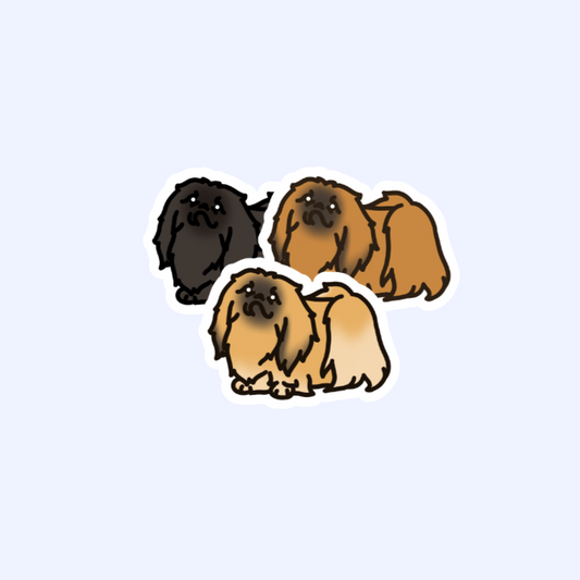 Pekingese - 3" Waterproof Sticker