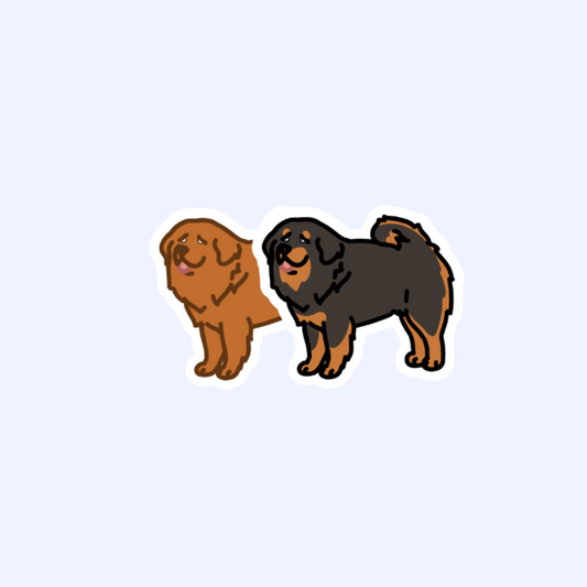 Tibetan Mastiff - 3" Waterproof Sticker