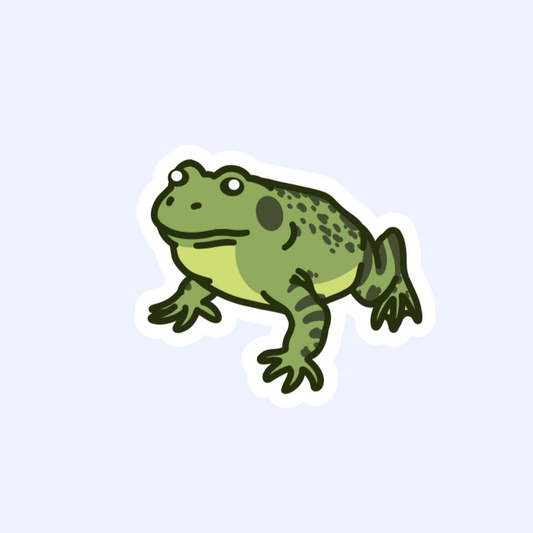 American Bullfrog - 3" Frog Sticker