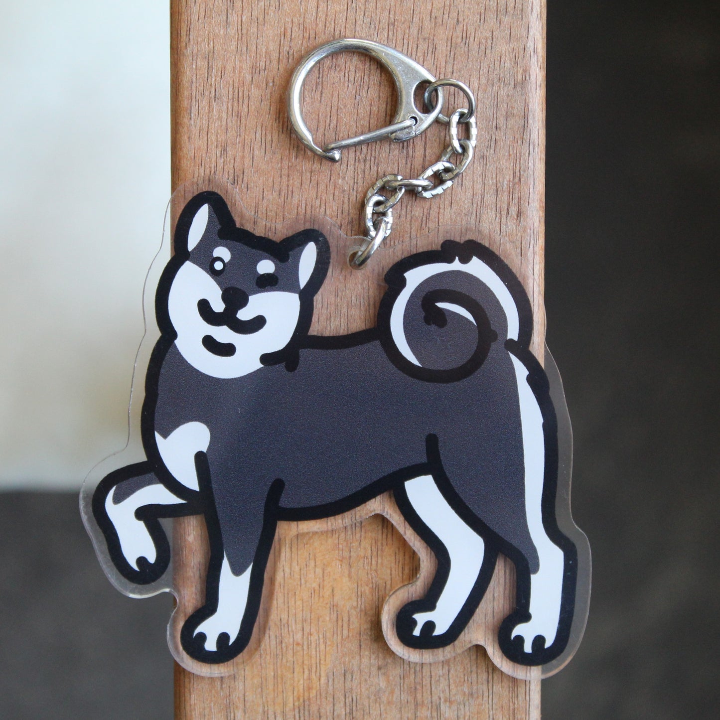 Shiba Inu - 3" Waterproof Sticker or 2" or 3" Keychain Non-Sporting