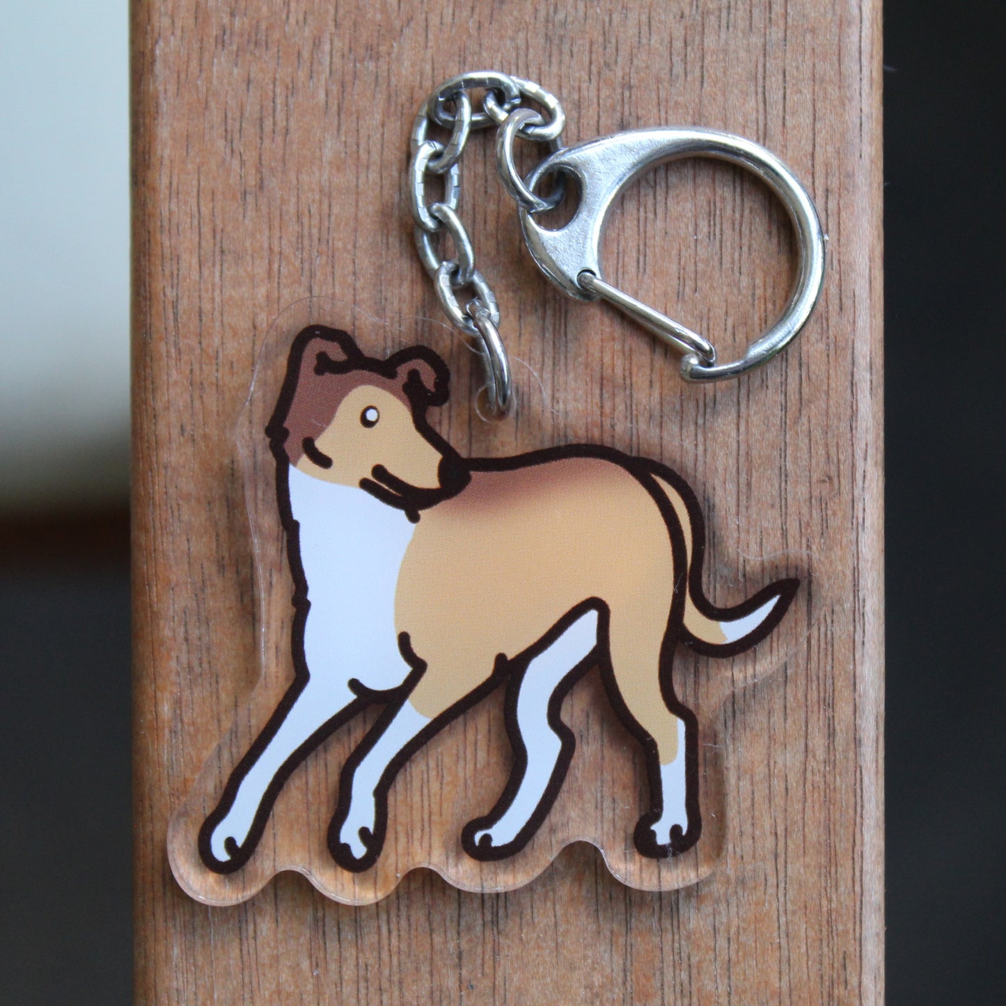 Rough and Smooth Collie Sticker - 3" Herding Dog Sticker or 2" Keychain Herding