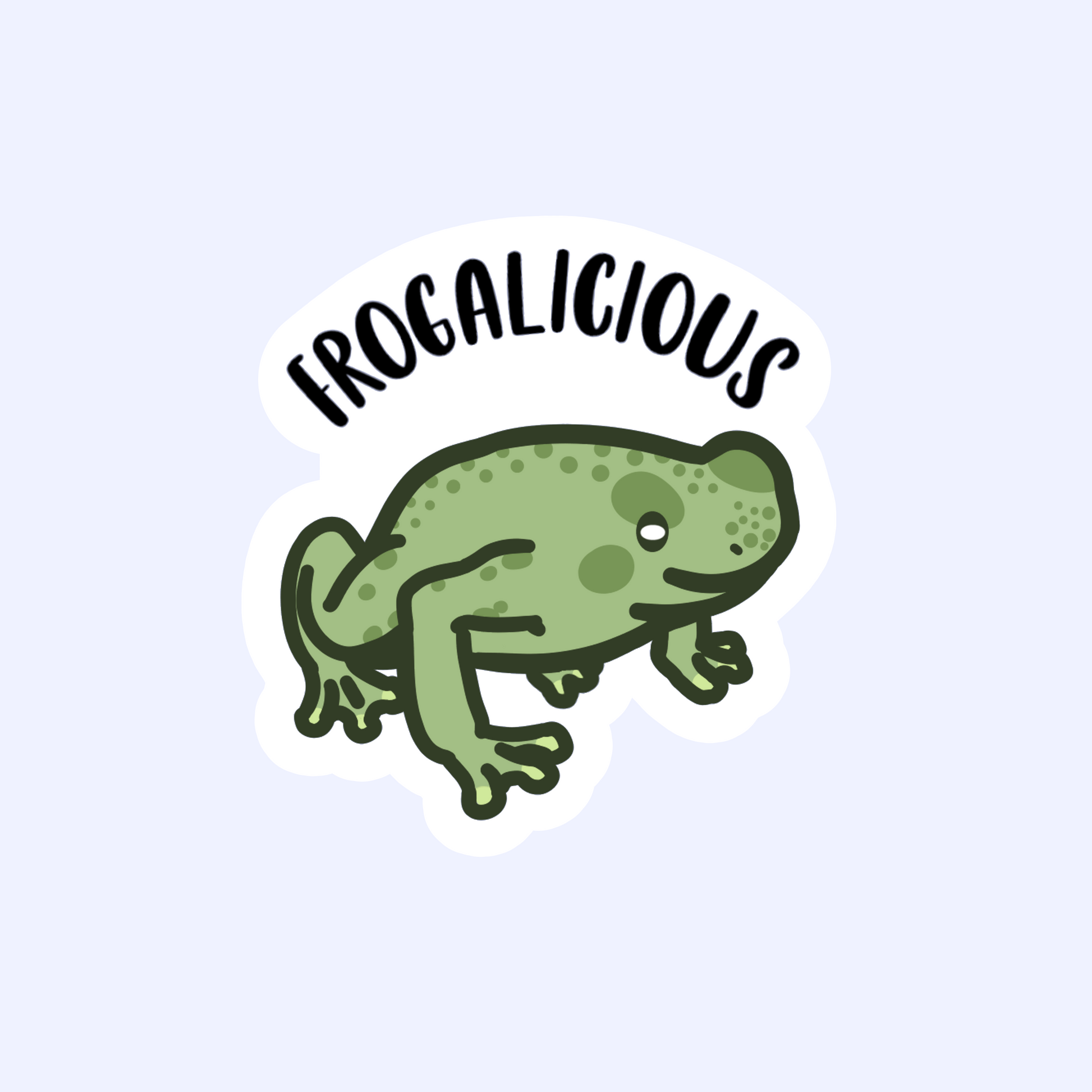 Funny Frog Sticker Collection - Funny 3 Amphibian Stickers