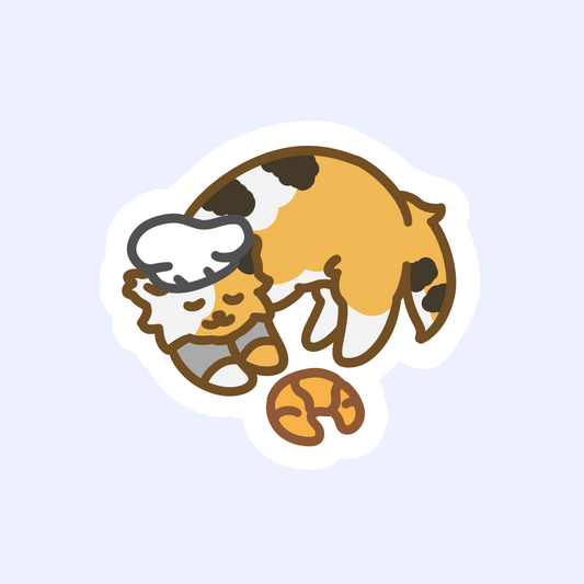 Kitty Croissants - Chef Cat Fettuccine Sticker